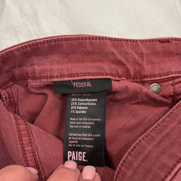 PAIGE Federal Jeans with Belt Loops - Picture 6 of 9